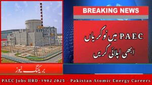 Pakistan Atomic Energy PAEC Jobs (HRD-1902)